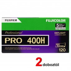 Fuji Pro 400H 120*5  professzionális negatív rollfilm (2 doboztól)